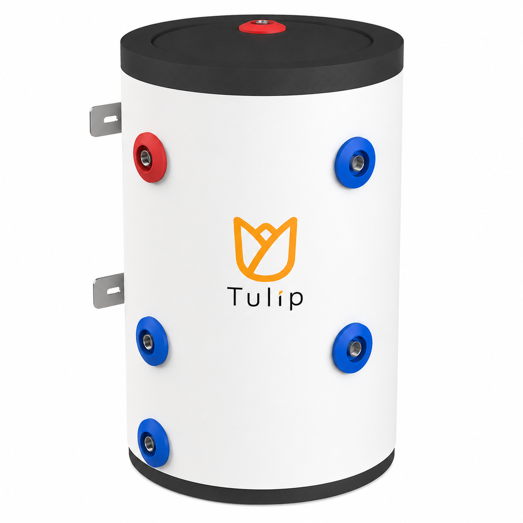 Tulip BT1-5 RVS buffervat 50L voorkant