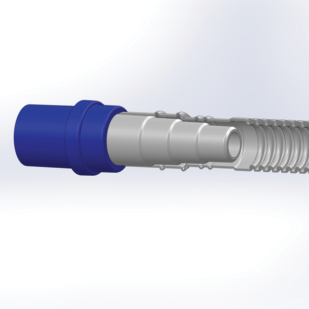 Condensafvoer verloop flex-naar PVC GROEN 25mm