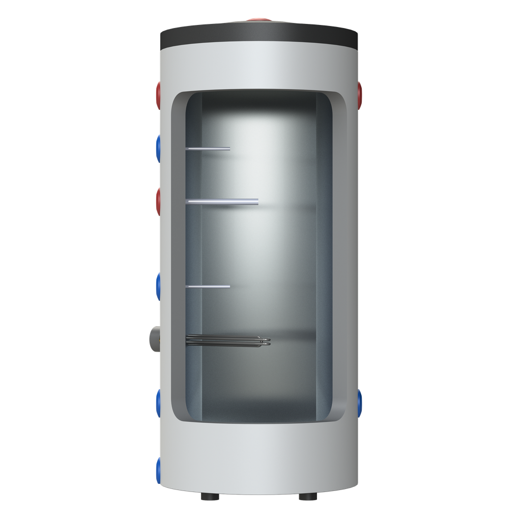 Tulip BT1-20 RVS buffervat 200L + 3kW elektrisch element