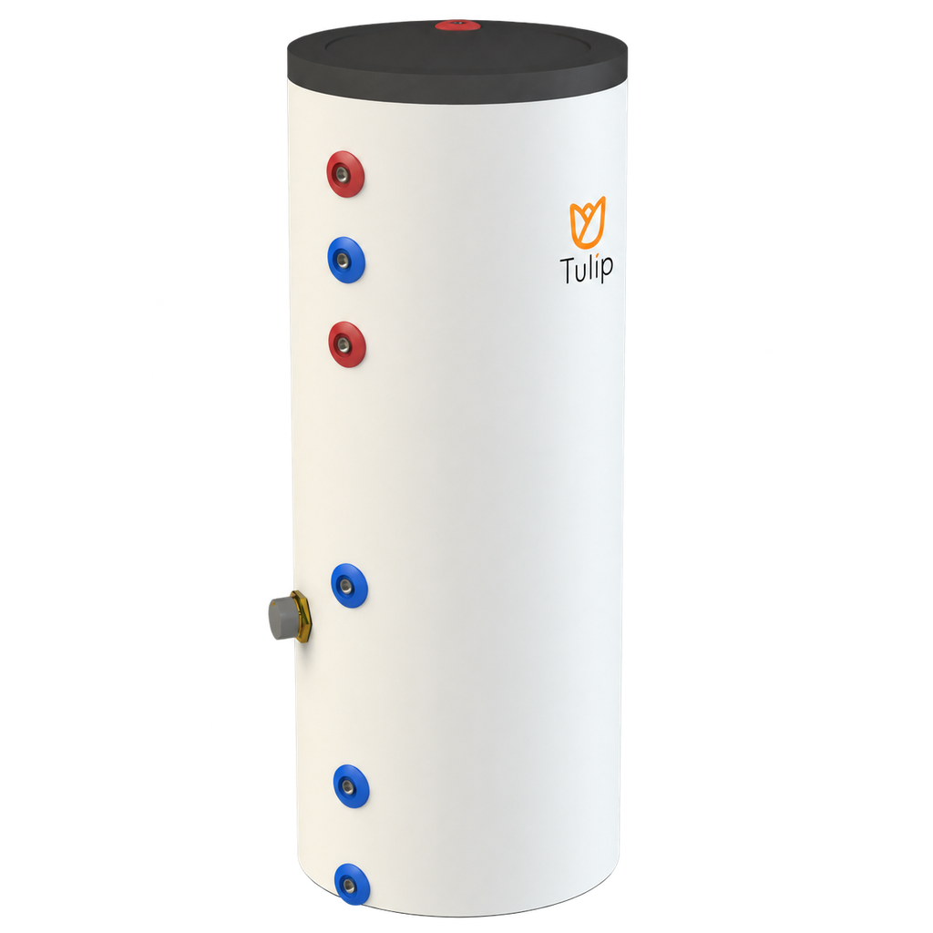 Tulip BT1-30 RVS buffervat 300L + 3kW elektrisch element