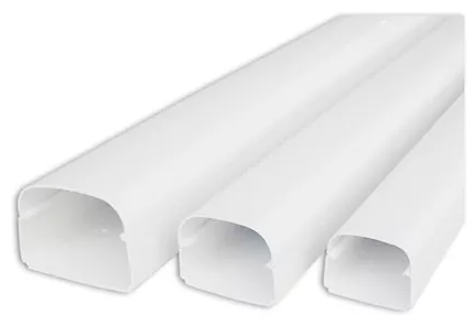 Aircoduct wit 100 mm kanaal lengte 2 Mtr.