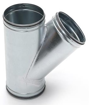 T-Stück 45 gr., SPIRO/SAFE, 150, 125