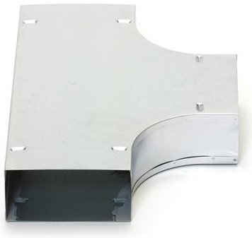 Rechteckiges T-Stück 90 Grad 200 x 80