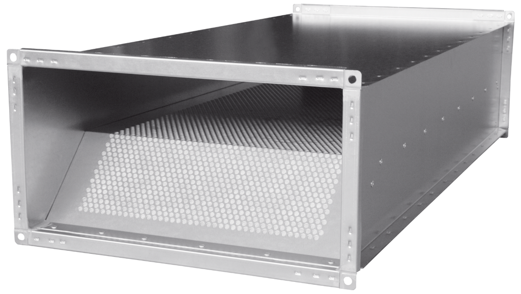 SKS 60-30, rechthoekig kanaal geluiddemper