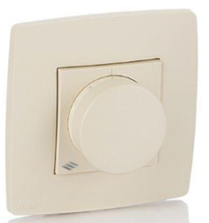 HRS-3I C, Control switch, flush-mounted, cream, 3 positions without neutral position