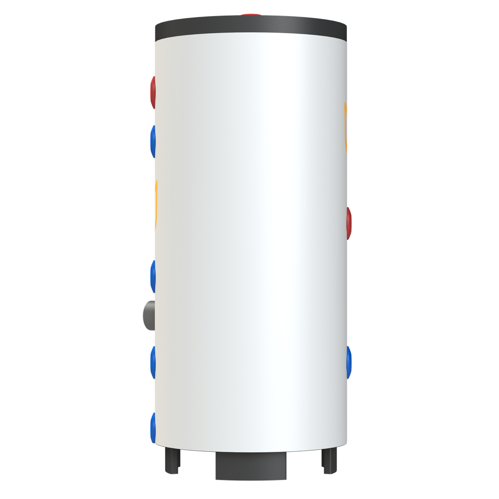Tulip BT1-10 RVS buffervat 100L + 1.5kW elektrisch element