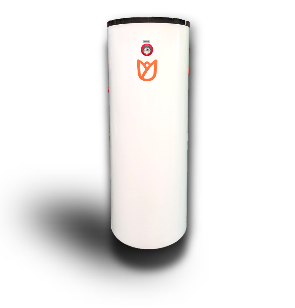 Tulip DHW1-20-1 RVS boiler 200L - 1 wisselaar  + 1.5kW elektrisch element