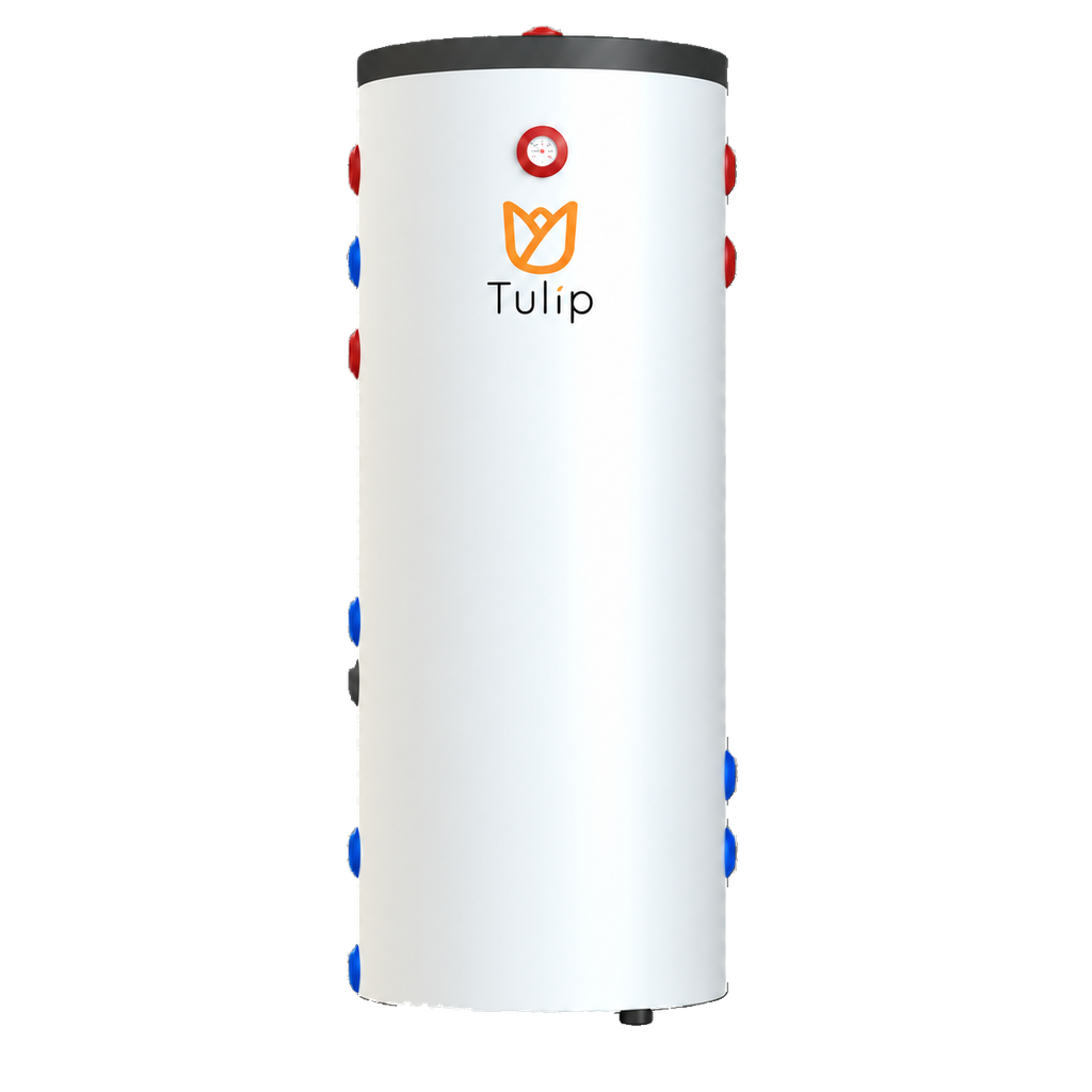 Tulip DHW1-30-1 RVS boiler 300L-1 wisselaar + 3kW elektrisch element