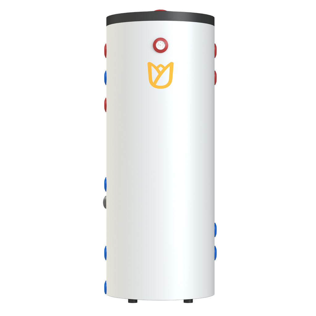 Tulip DHW1-30-1 RVS boiler 300L-1 wisselaar + 3kW elektrisch element