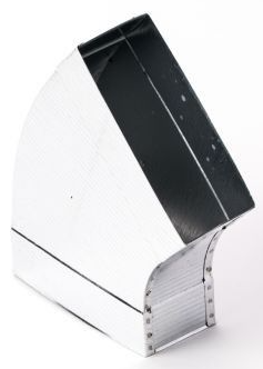 Rechthoekige bocht 45 gr. 200x80 stromend