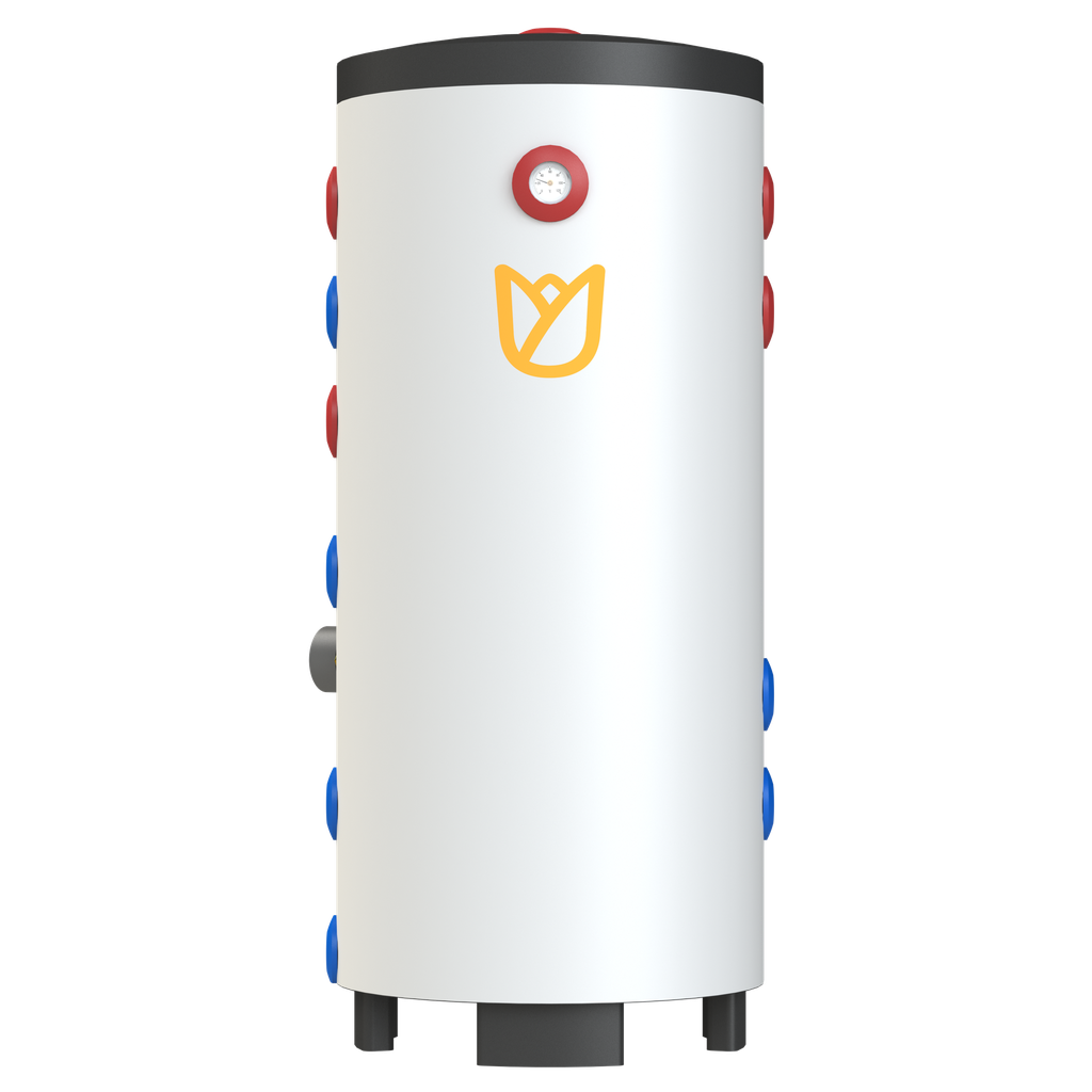 Tulip DHW1-10-1 RVS boiler 100L-1 wisselaar + 1.5kW elektrisch element