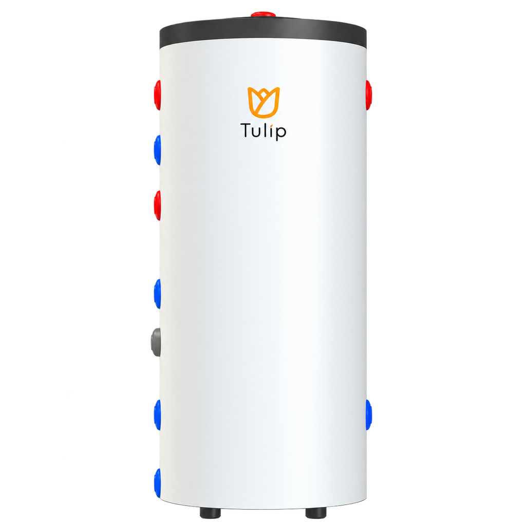 Tulip BT1-20 RVS buffervat 200L + 3kW elektrisch element