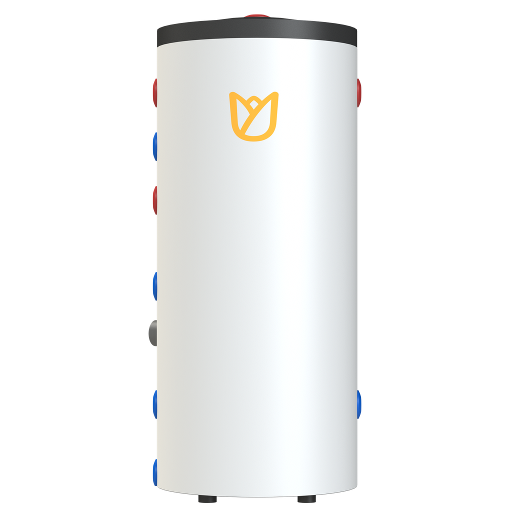 Tulip BT1-20 RVS buffervat 200L + 3kW elektrisch element