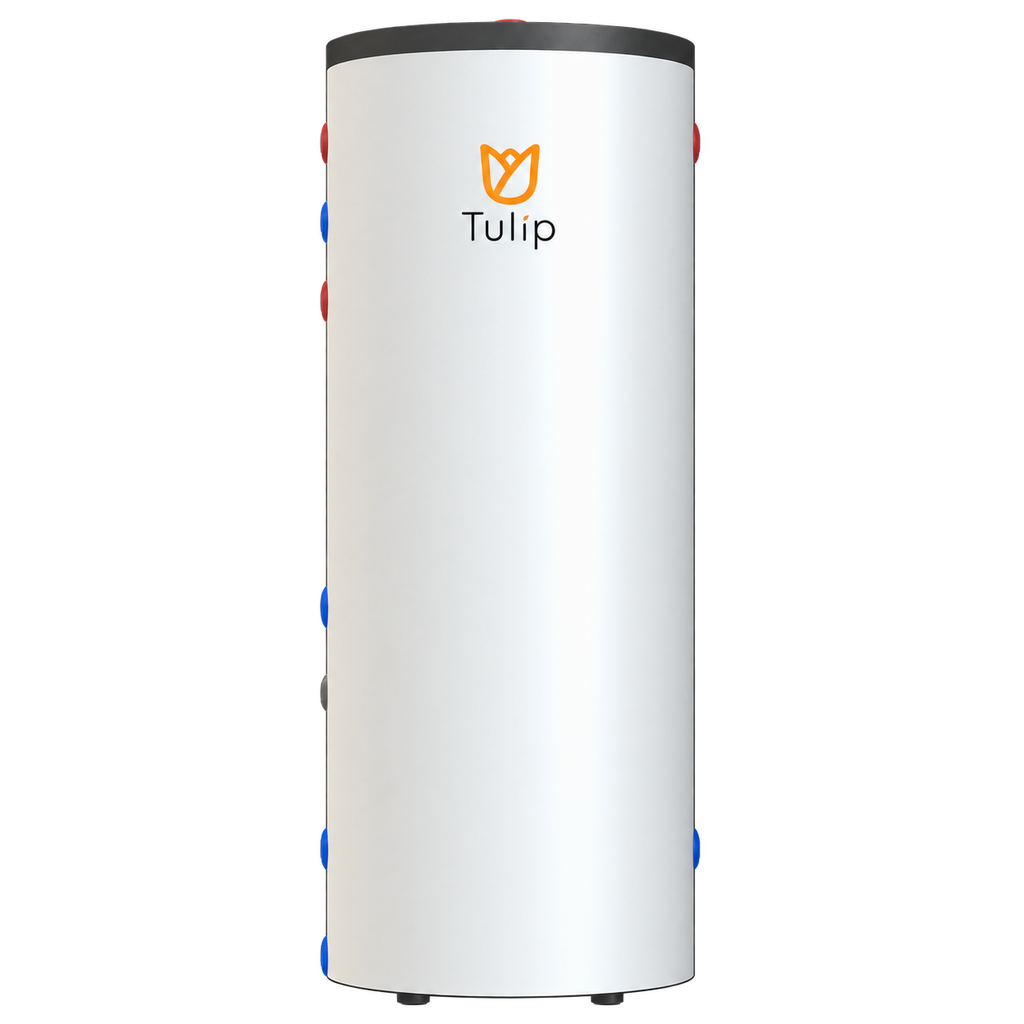 Tulip BT1-50 RVS buffervat 500L + 3kW elektrisch element