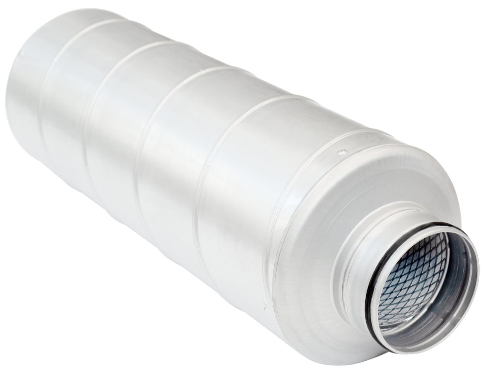 MUTE 200x900, round duct silencer