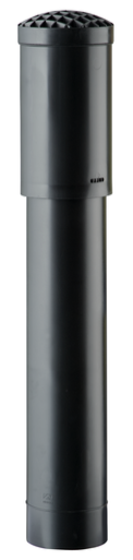 Dachkanal Abwasserentlüftung 110 700 mm schwarz