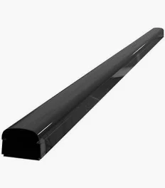 Airco duct goot zwart 135mm