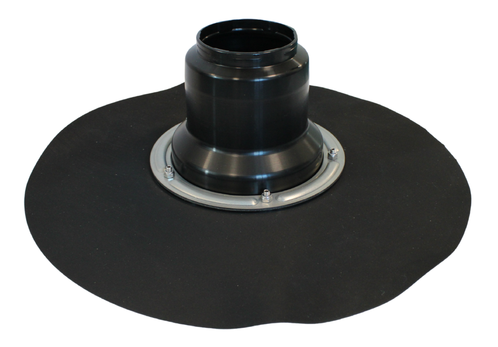 RoofPort Plakplaat 90-100mm EPDM Hertalan incl. adapters