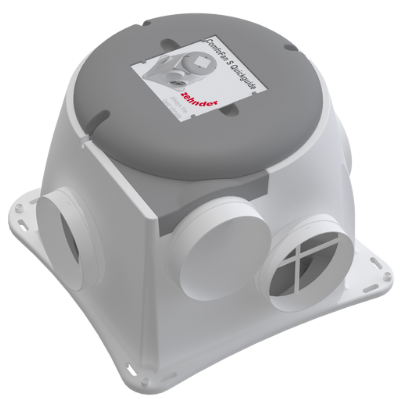 ComfoFan Silent, randaarde, met geïnt. vochtsensor en RF ontvanger