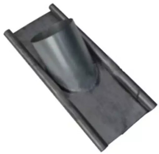 Lead flashing for insulated roof penetration 250, 15-60 degrees