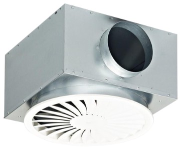 Wervelrooster Retour RRBCOU 550 RAL9010