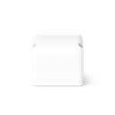 Airco duct wit RAL9010 105 mm haakse buitenbocht  