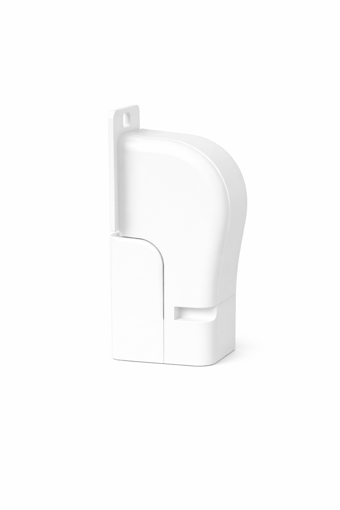 Klimaanlage Kanal, weiß RAL 9010, 70 mm Wandabdeckung