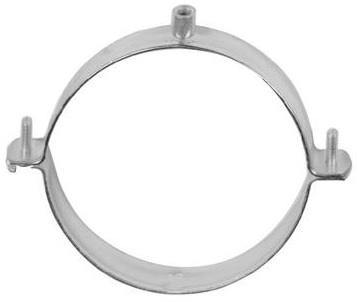 Spiral pipe clamp, 160, M8 thread
