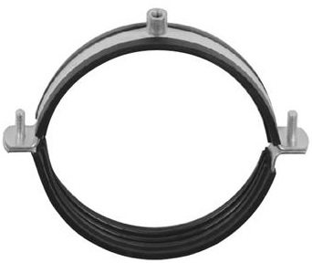 Beugel met rubber inlaag verz., 500, 2-puntsbevestiging