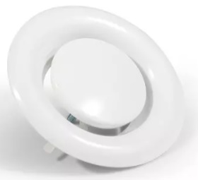 Ceiling valve DVSC with clamp, 125 (drain)