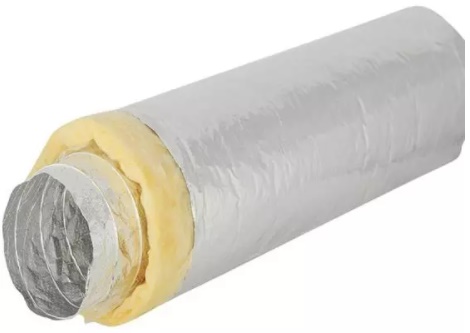 Aluminum hose sound-dampening, box of 10 meters, 180
