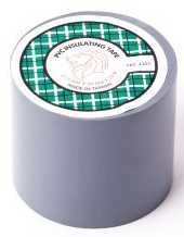 Roll of gray PVC tape (50 mm x 10 m)