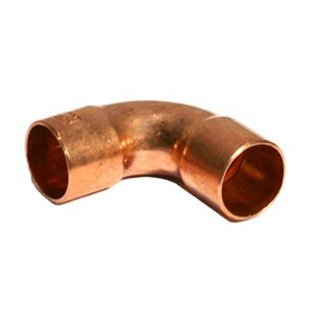 Soldeerbocht 90gr. kort 3/8