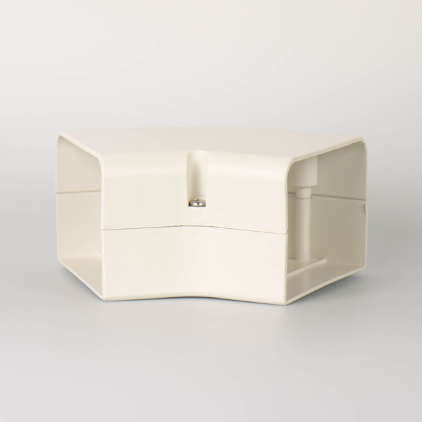 Air conditioning duct 70 mm flat bend 45