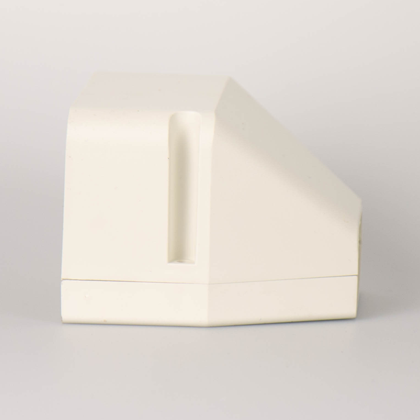 Airco duct RAL9002 105 mm Schlussstück