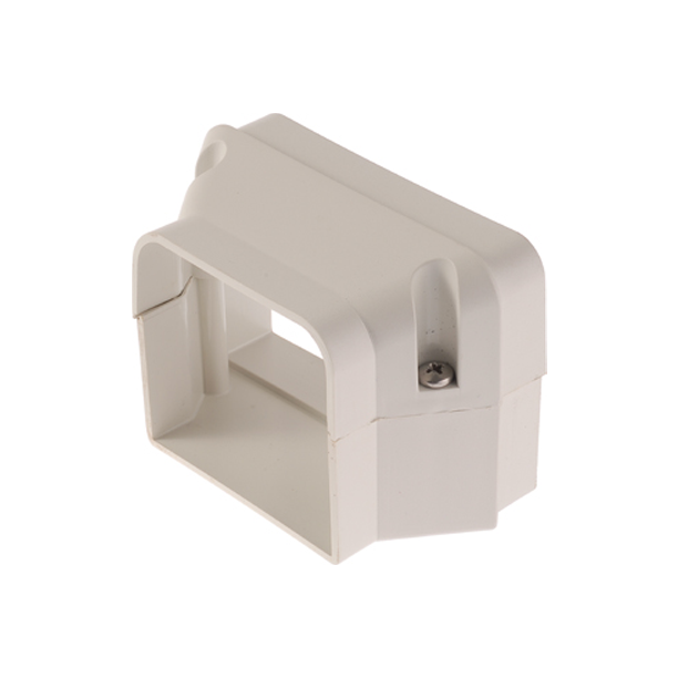 Airco duct ivoor RAL9002 verloopstuk 70 naar 105 mm