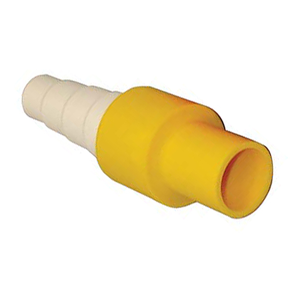 Condensafvoer verloop flex-naar PVC GEEL16mm