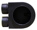 KFL connector PE 2-75/125 (lepe corner)
