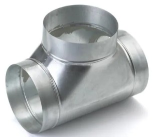 Galvanized T-piece, 300, 200
