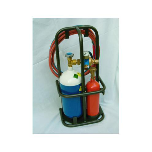 Hardsoldeerset kompleet met zuurstof en propaan cilinder