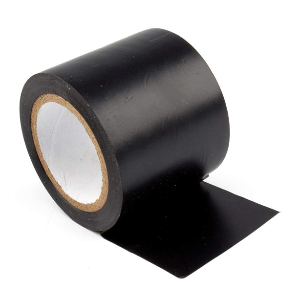 PVC tape 50mmx15mm zwart 10M