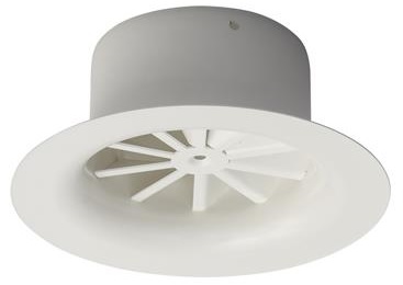 Wervelrooster RTFOCA 250, RAL 9010 (toevoer)