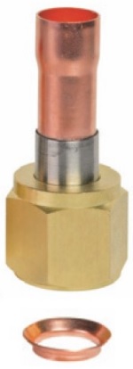 Solder coupling, 3/4 inch (flare)