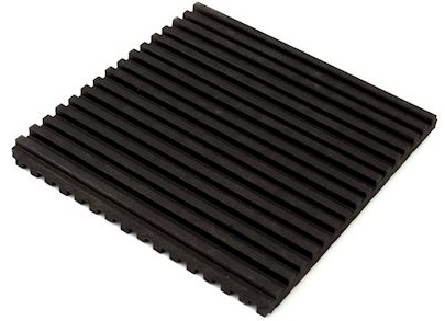 Rubber antitril-matje 10x10x1cm