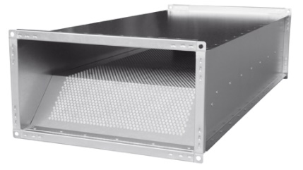 SKS 50-25, rectangular duct silencer