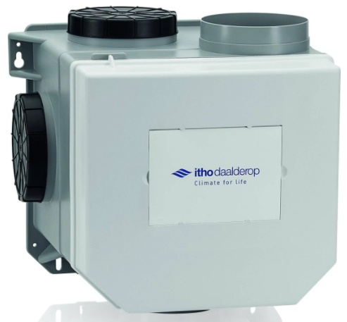 Residential unit CVE ECO-S-HE; integrated RV, Euro plug