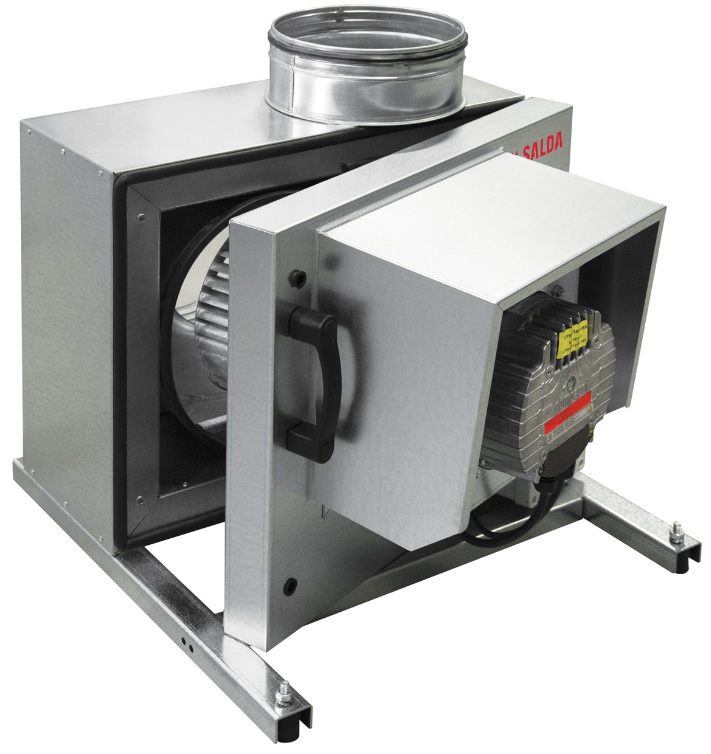 KF-T120 F 180 EC, luchtafvoerventilatorbox