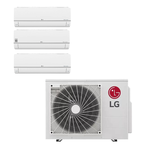 LG MU3R21-091212 (R32) Triple set met 2,5kW en 3,5kW