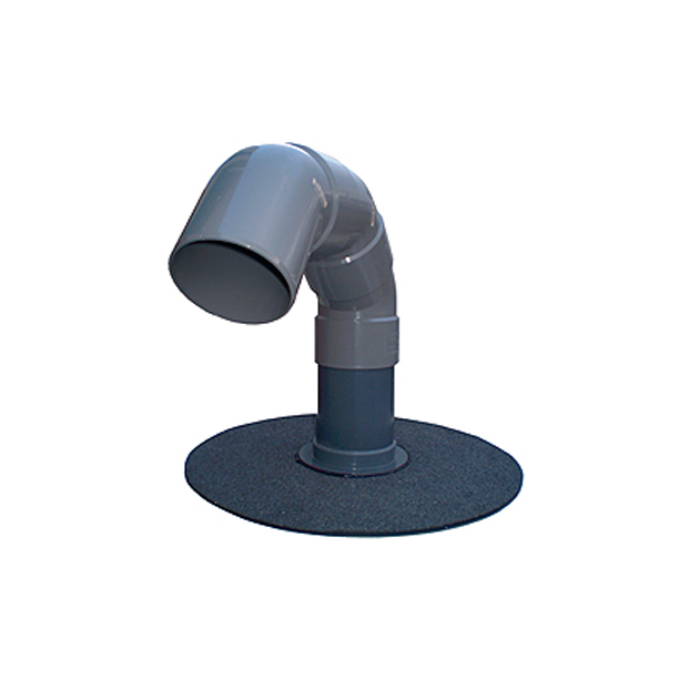 Complete dakdoorvoerset PVC 110mm (EPDM Europees)