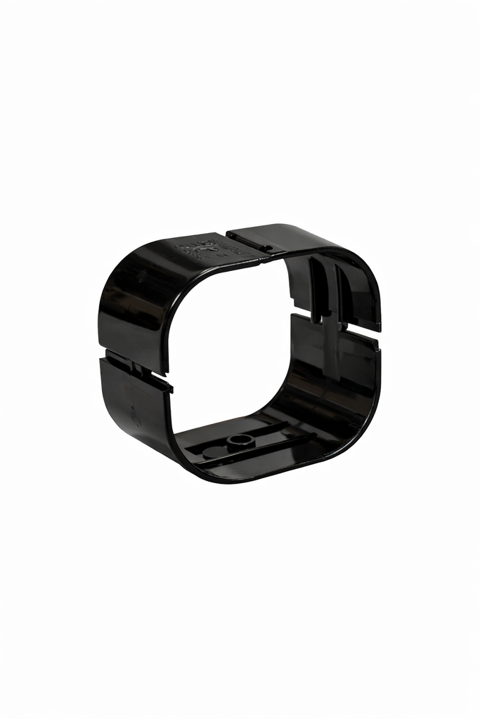 75 mm black air conditioning duct connector